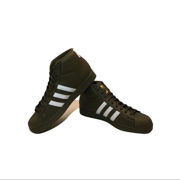 Adidas ProModel AC7067 High-Top Shell Toe Sneakers - Picture 9 of 11